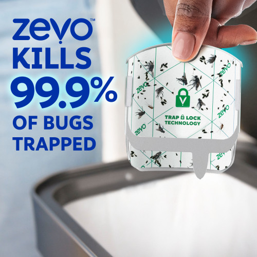 Zevo Compact Flying Insect Trap (1 Plug In Device & 1 Refill Cartridge) - Image 5