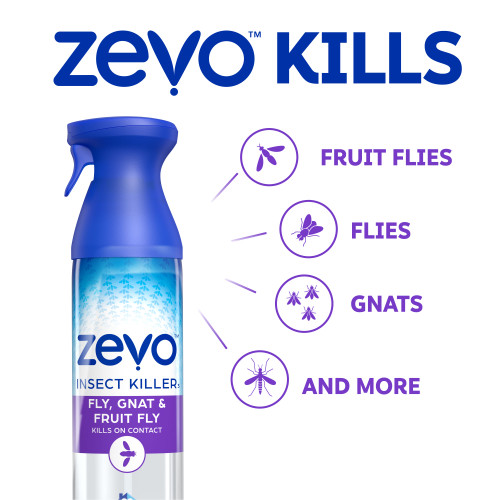 Zevo Flying Insect Killer - Fly, Gnat, & Fruit Fly 10oz - Image 4