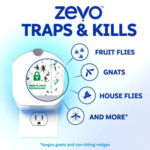 Zevo Compact Flying Insect Trap Refill - 2 Refill Cartridges - Image 4